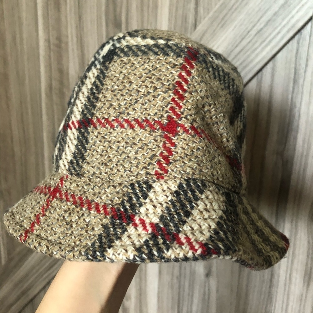 Burberry Nova check wool bucket hat